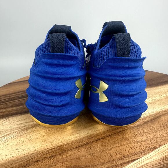 Under Armour Blur 2 MC Men\'s Size 13 Football Cleats USA Blue Gold 3027307-400 main image 5